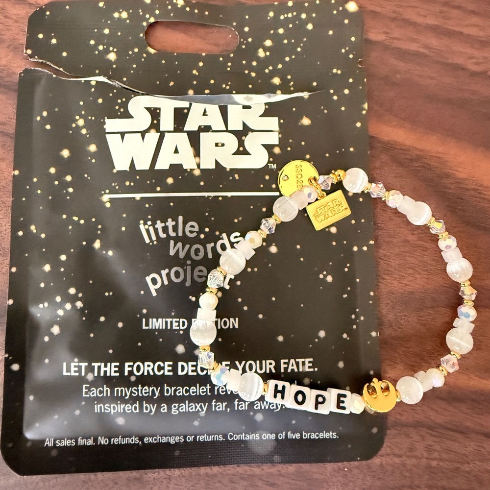Disney x Little Words Project Star Wars Mystery Bracelet - Hope